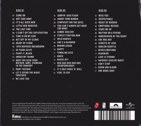 CD The Rolling Stones – Grrr! 3 CDS - USADO